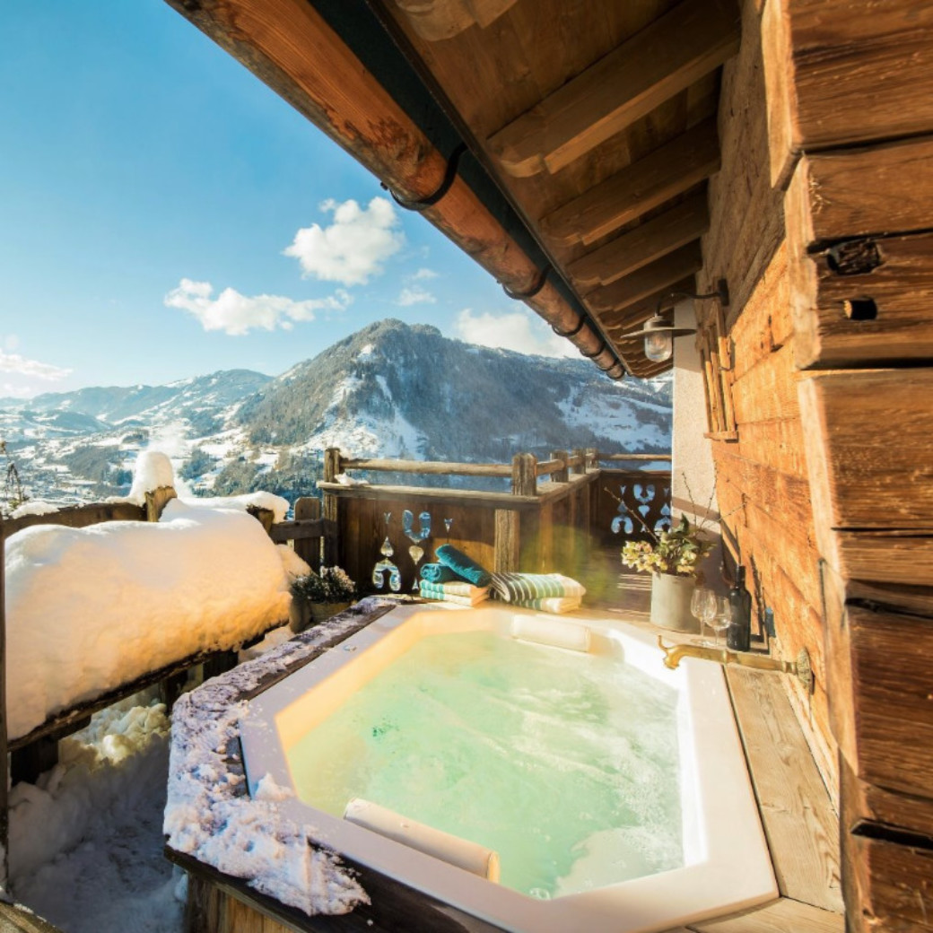 Chalet Mit Whirlpool Und Sauna Almdorf Sankt Johann